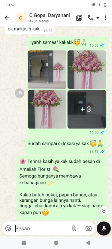 Pengiriman Karangan Bunga Pulau Ayer Jakarta
