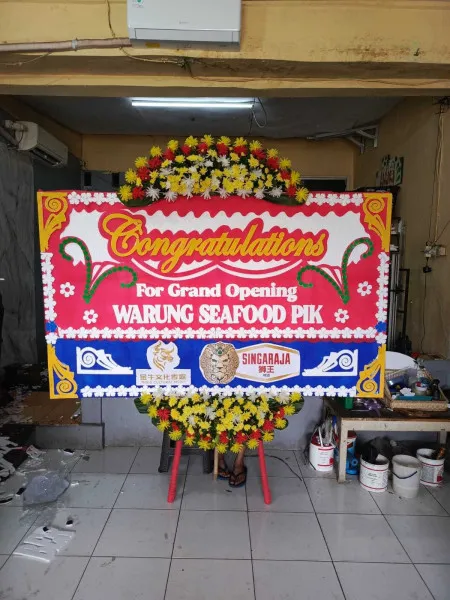 Papan Bunga Ucapan Selamat Pulau Ayer Jakarta