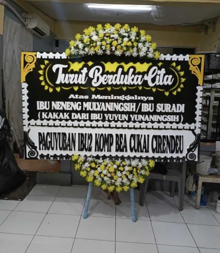 Papan Bunga Duka Pulau Ayer Jakarta