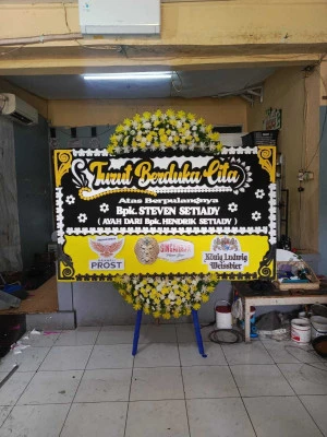 Papan Bunga di Pulau Ayer Jakarta