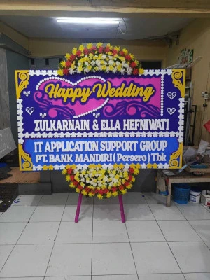 Papan Bunga di Pulau Ayer Jakarta