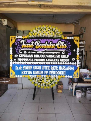 Papan Bunga di Pulau Ayer Jakarta